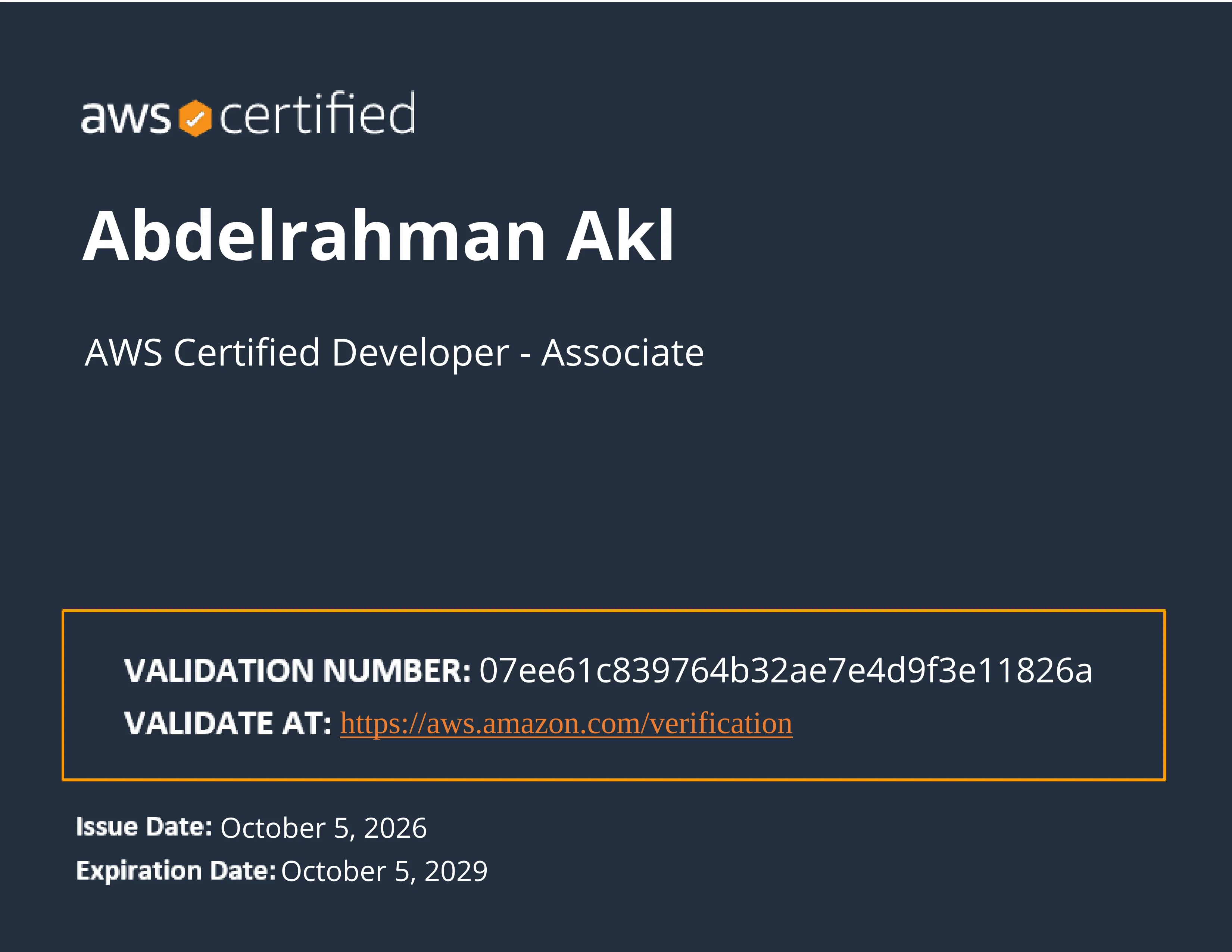 AWS Certified Developer – Associate