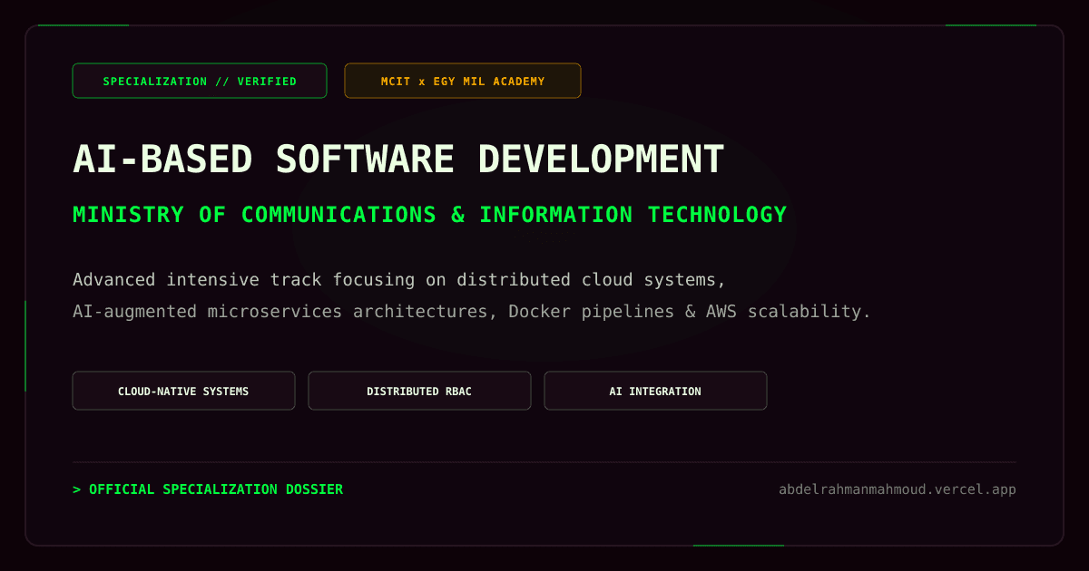 AI-Based Software Development Specialization