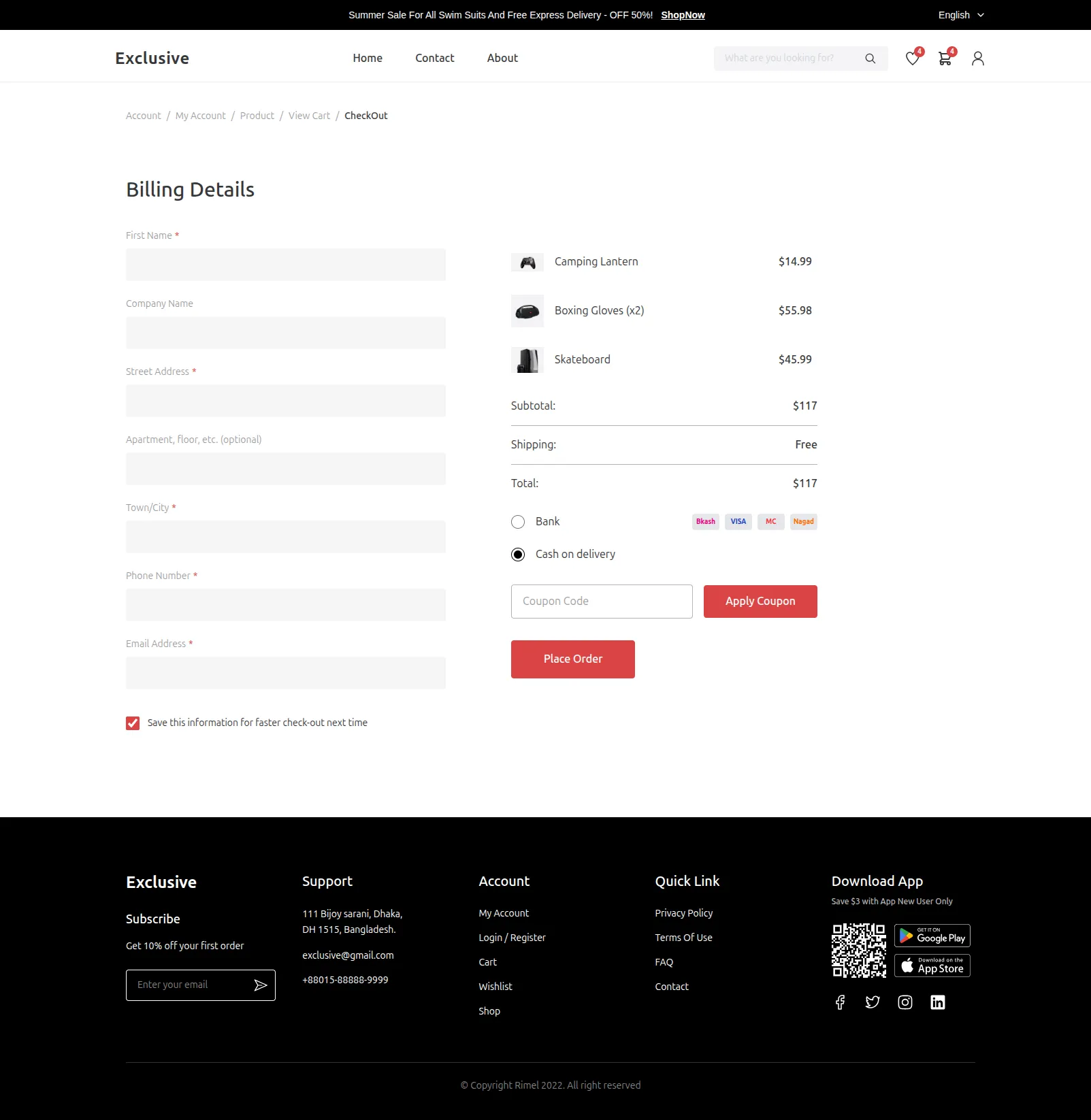 CHECKOUT